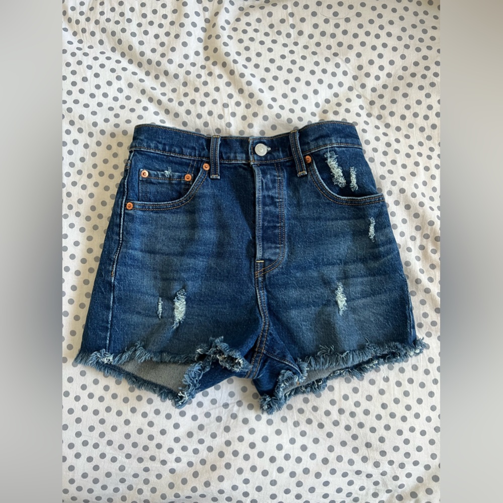 Levi’s High Waisted Jean Shorts
